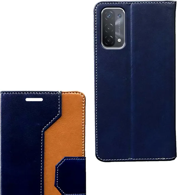 Multicolor_Artificial_Leather_Oppo_A54_5G_Flip_Cover