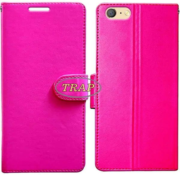 Pink_Artificial_Leather_Oppo_A71_Back_Cover
