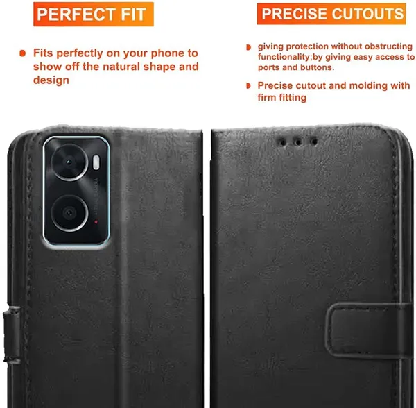 Black_Artificial_Leather_Oppo_A76_Back_Cover