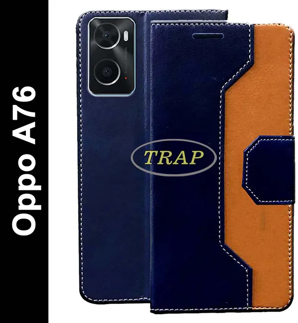 Multicolor_Artificial_Leather_Oppo_A76_Back_Cover