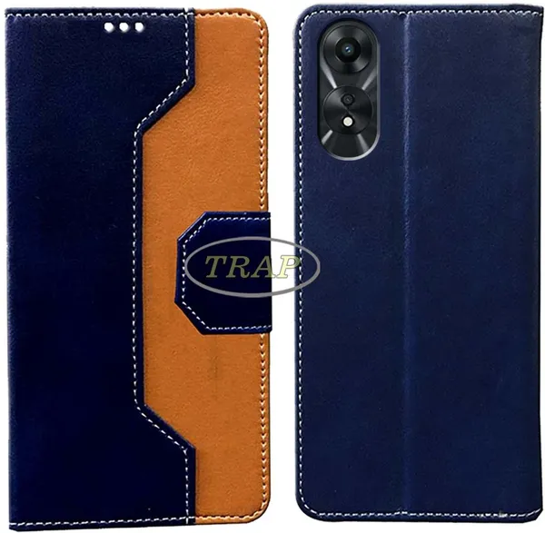 Multicolor_Artificial_Leather_Oppo_A78_5G_Back_Cover