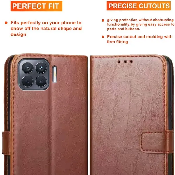 Brown_Artificial_Leather_Oppo_A93_5G_Back_Cover