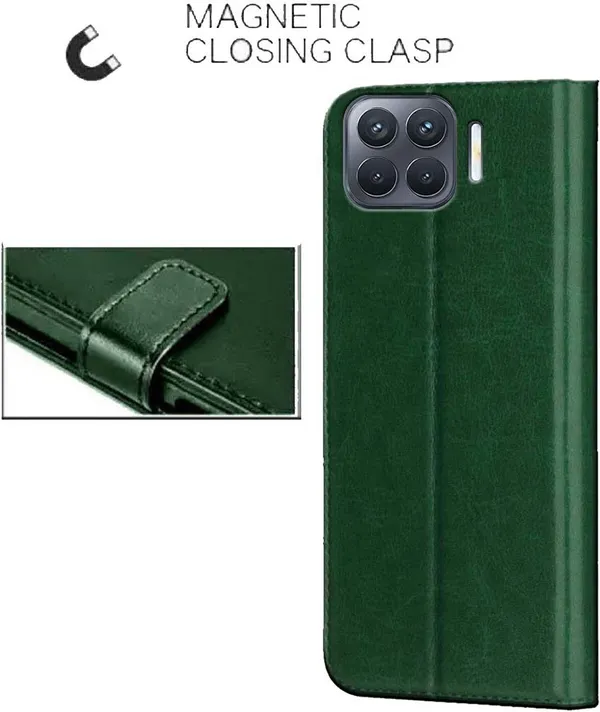 Green_Artificial_Leather_Oppo_A93_5G_Back_Cover