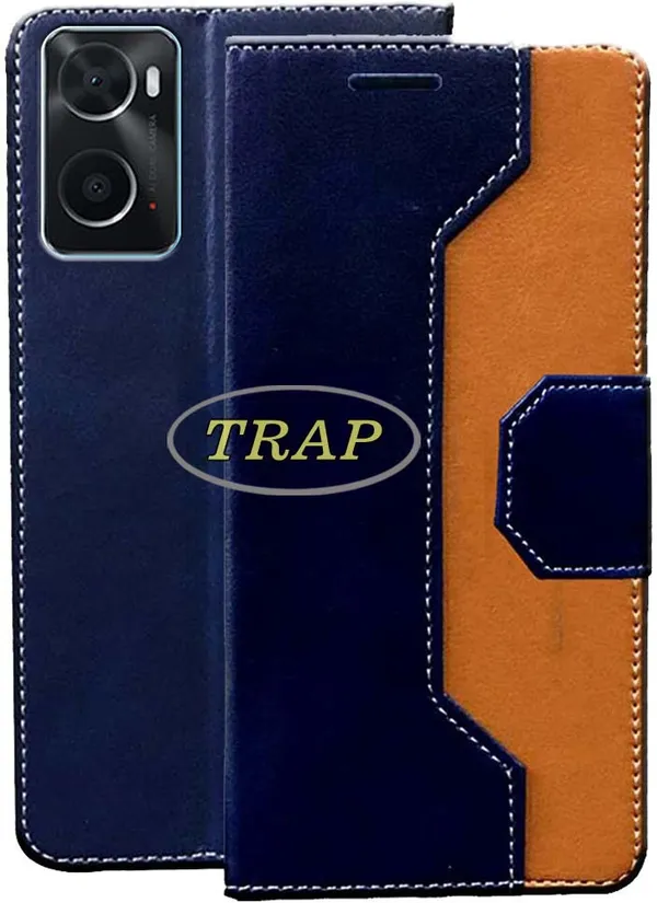 Multicolor_Artificial_Leather_Oppo_A96_Back_Cover