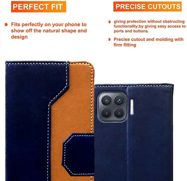 Multicolor_Artificial_Leather_Oppo_F17_Pro_Flip_Cover