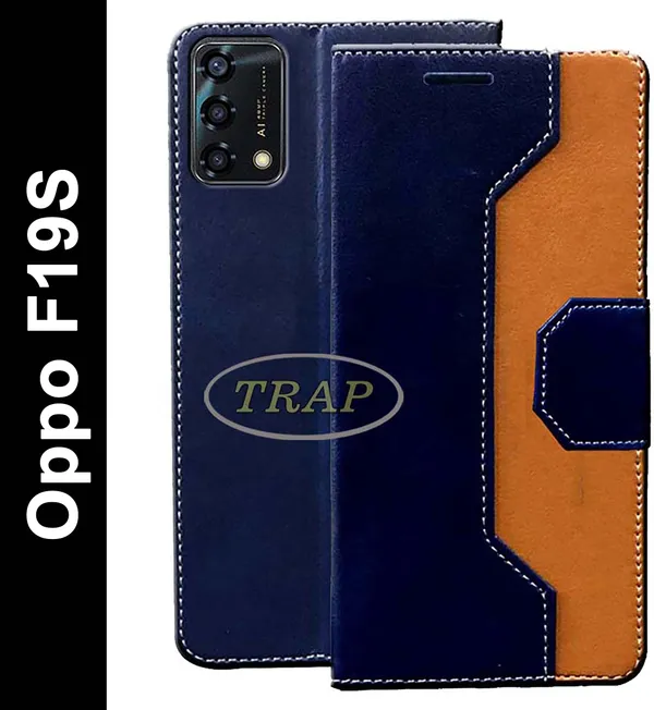 Multicolor_Artificial_Leather_Oppo_F19S_Back_Cover