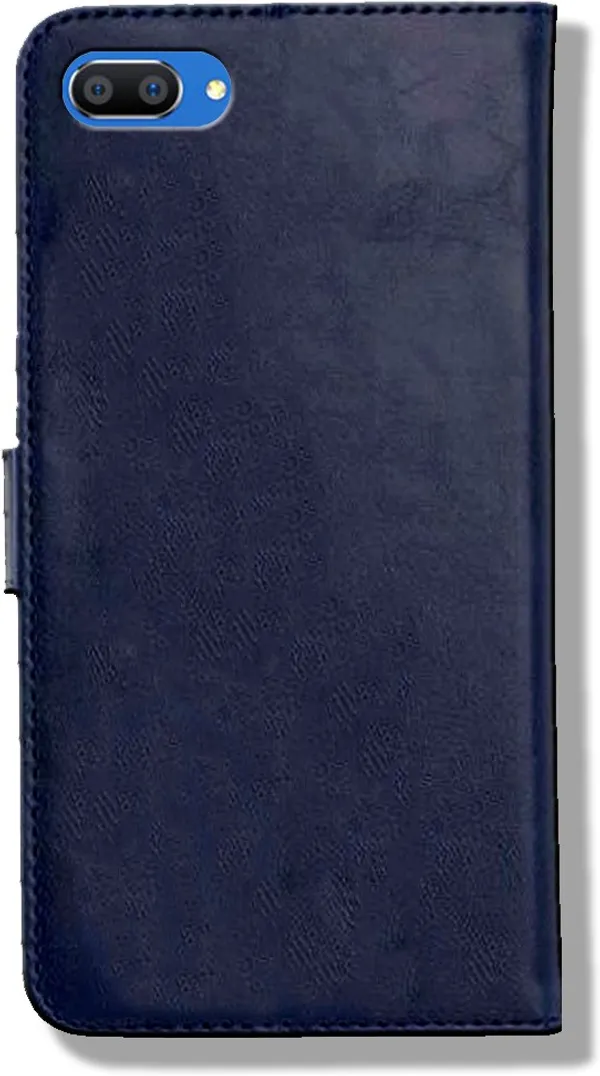 Blue_Leather_Oppo_K1_Flip_Cover