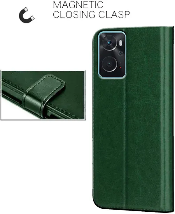 Green_Artificial_Leather_Oppo_K10_Back_Cover