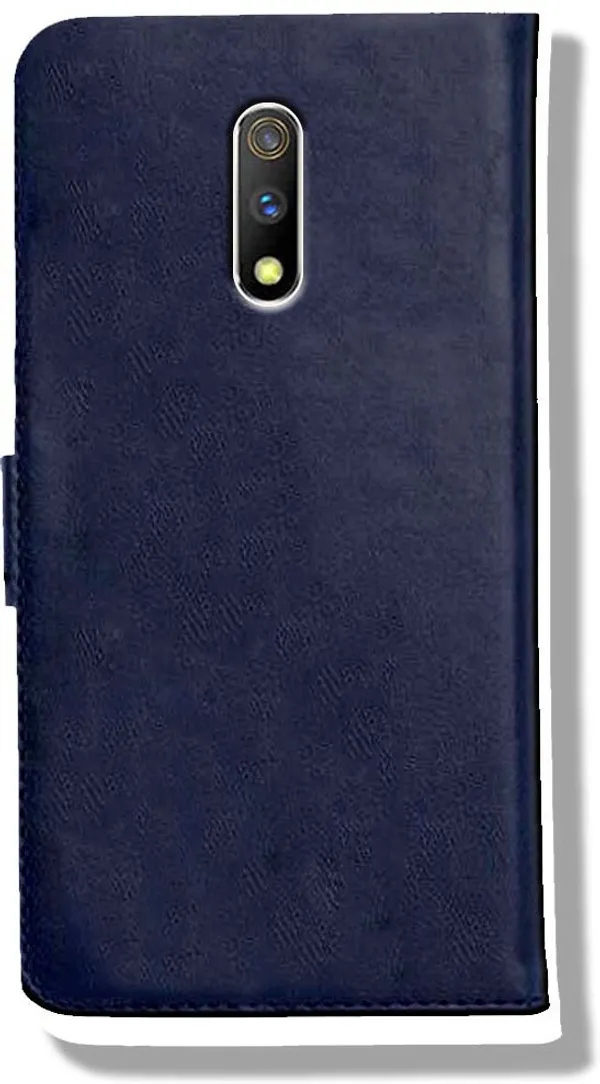 Blue_Leather_OPPO_K3_Flip_Cover