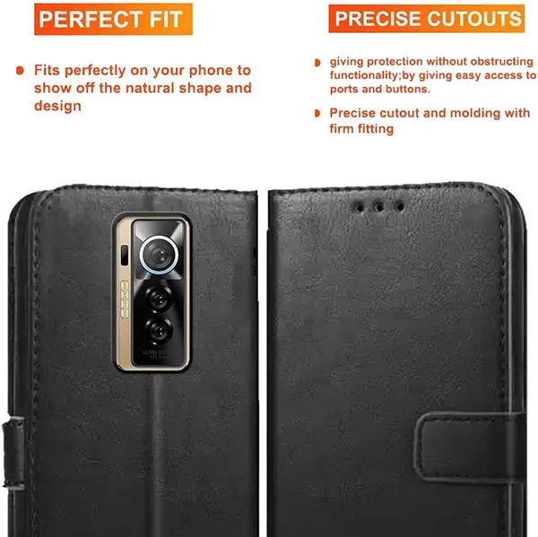 Black_Artificial_Leather_Tecno_Phantom_X_Back_Cover