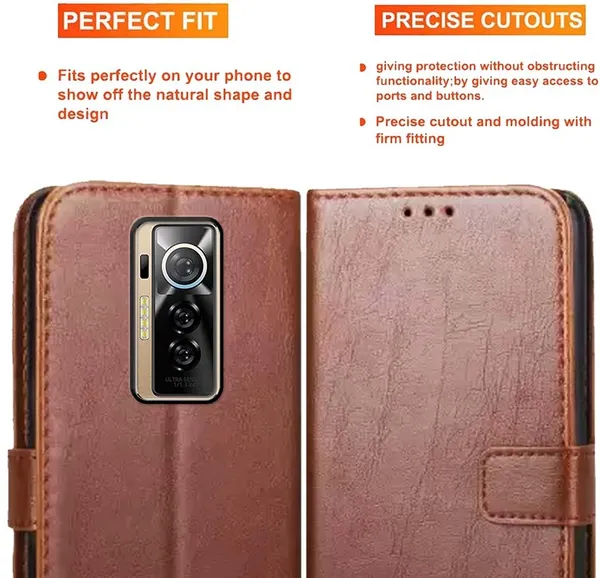Brown_Artificial_Leather_Tecno_Phantom_X_Back_Cover