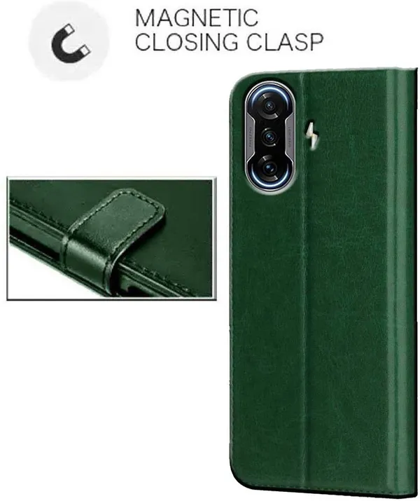 Green_Artificial_Leather_Poco_F3_GT_Back_Cover