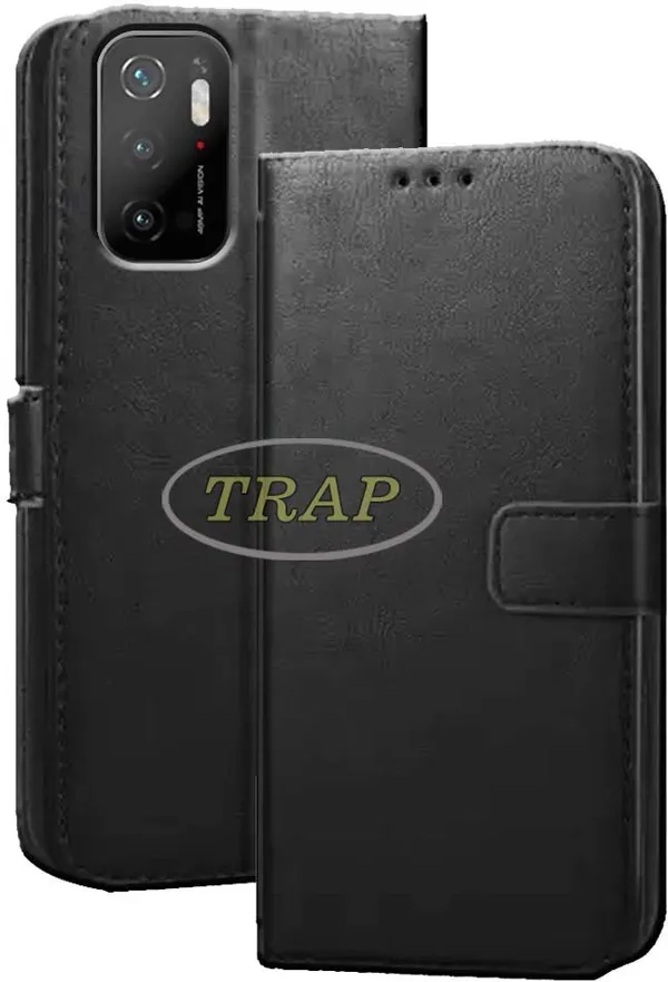 Black_Artificial_Leather_Poco_M3_Pro_5G&Poco_M3_Pro_5G_(M2103K19PG)_Flip_Cover