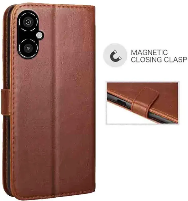 Brown_Artificial_Leather_Poco_M4_5G_Back_Cover