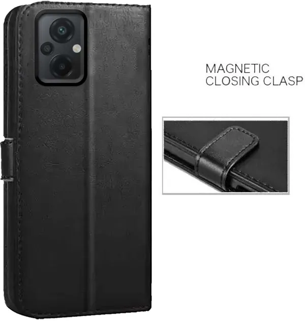 Black_Artificial_Leather_Poco_M5_Back_Cover