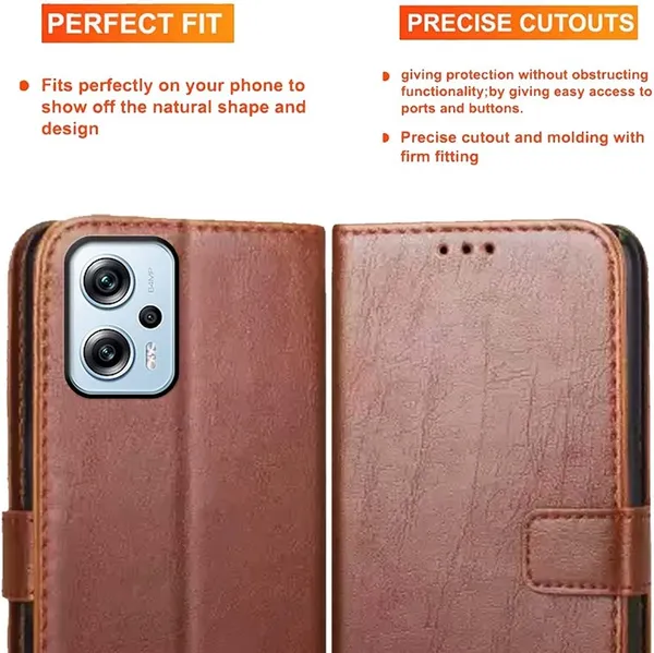 Brown_Artificial_Leather_Poco_X4_GT_Back_Cover