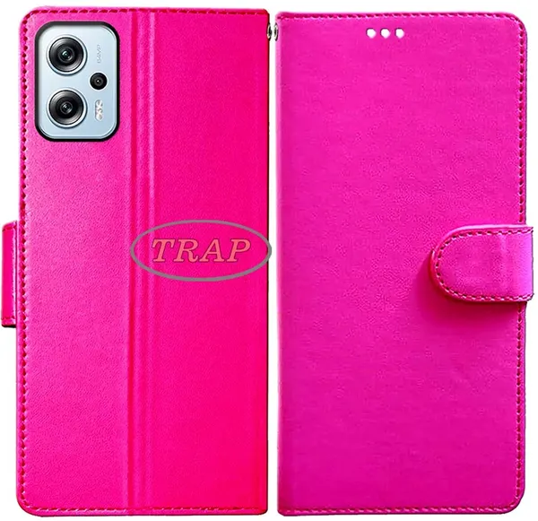 Pink_Artificial_Leather_Poco_X4_GT_Back_Cover