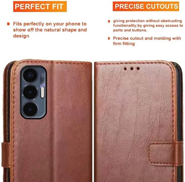 Brown_Artificial_Leather_Tecno_Pova_3_Back_Cover