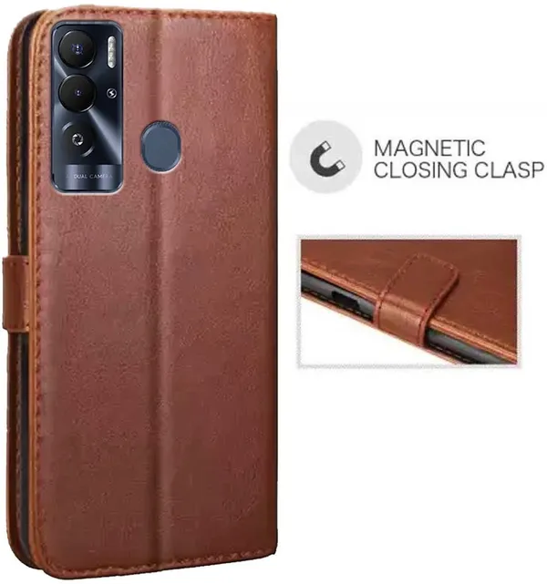Brown_Artificial_Leather_Tecno_Pova_Neo_Back_Cover