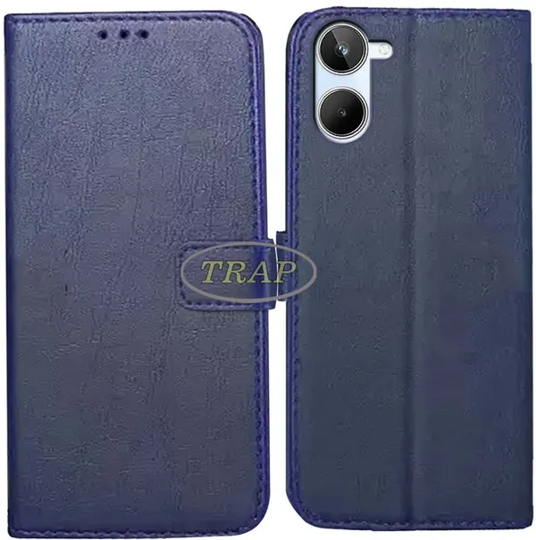 Blue_Artificial_Leather_Realme_10_Back_Cover