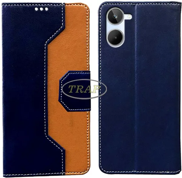 Multicolor_Artificial_Leather_Realme_10_Back_Cover