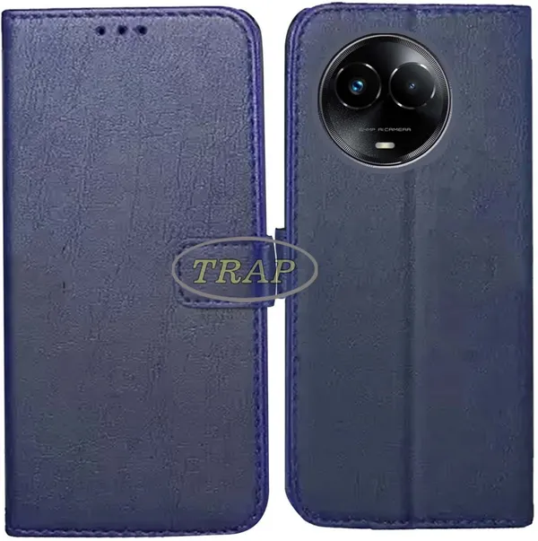 Blue_Artificial_Leather_Realme_11X&C67&Narzo_60x_Back_Cover