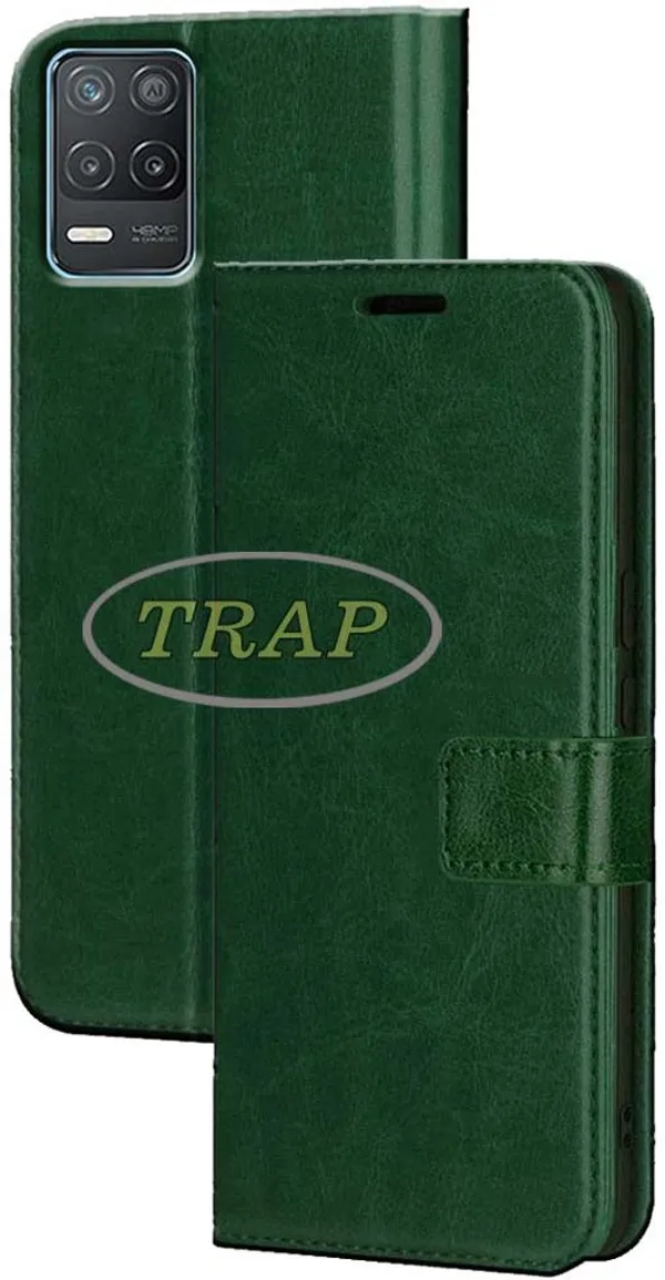Green_Artificial_Leather_Realme_8_5G&Realme_Narzo_30_5G&Realme_8s_5G_Flip_Cover