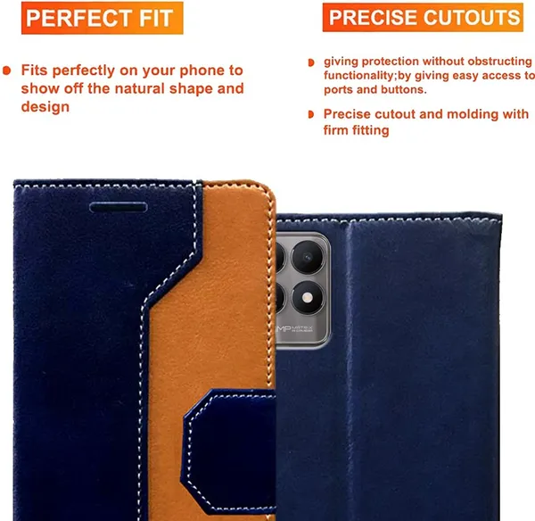 Multicolor_Artificial_Leather_Realme_8i_Back_Cover
