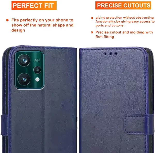 Blue_Artificial_Leather_Realme_9_Pro_5G_Back_Cover