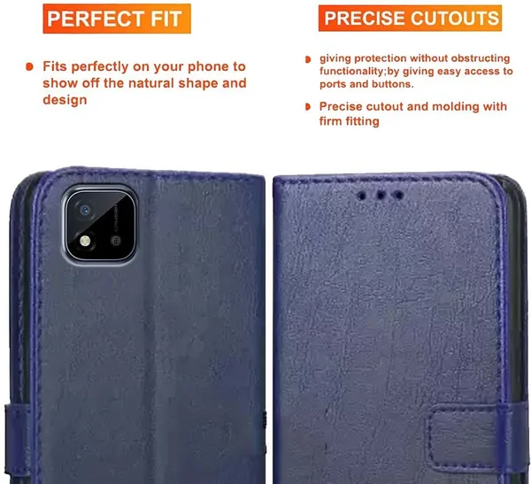 Blue_Artificial_Leather_Realme_C11_New_2021_Edition_Back_Cover