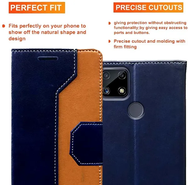Multicolor_Artificial_Leather_Realme_C25S_Flip_Cover