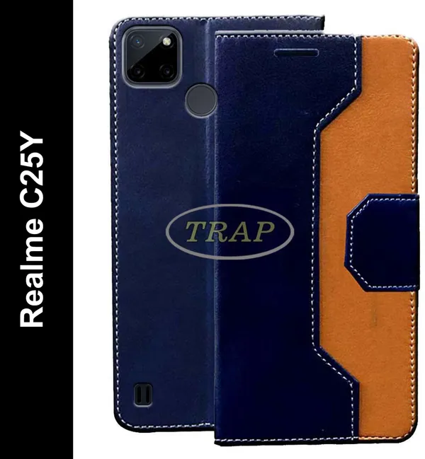 Multicolor_Artificial_Leather_Realme_C25Y_Back_Cover