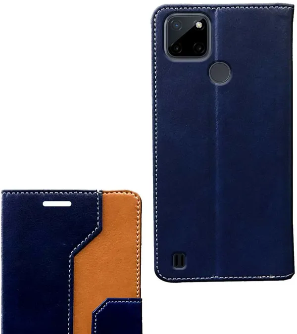 Multicolor_Artificial_Leather_Realme_C25Y_Back_Cover