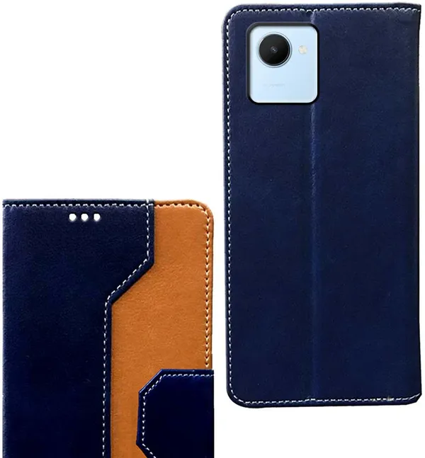 Multicolor_Artificial_Leather_Realme_C30_Back_Cover