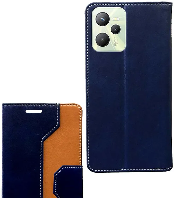 Multicolor_Artificial_Leather_Realme_C35_Back_Cover