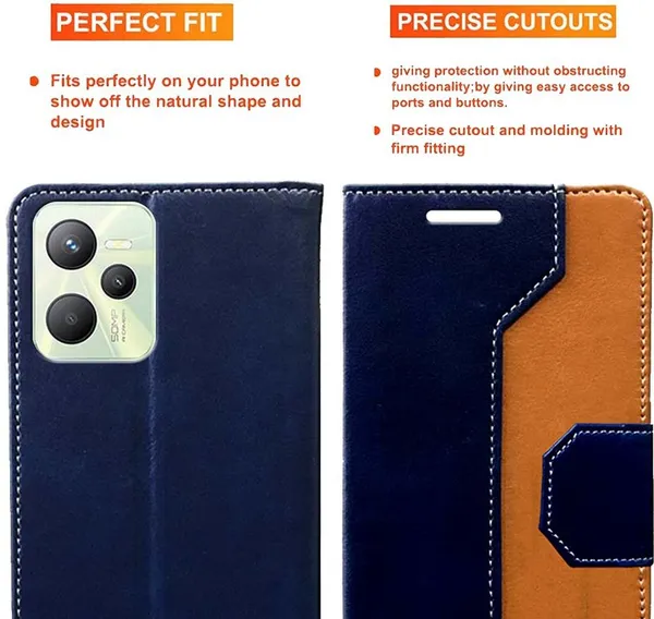 Multicolor_Artificial_Leather_Realme_C35_Back_Cover