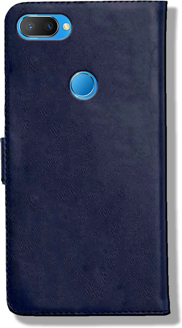 Blue_Leather_Realme_2_Flip_Cover