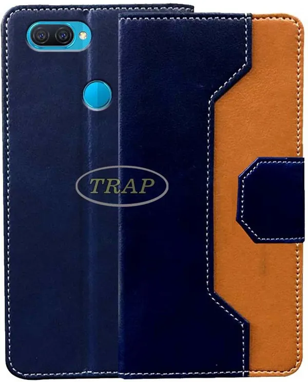 Multicolor_Artificial_Leather_Realme_2_Pro_Flip_Cover