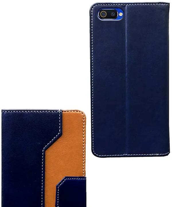 Multicolor_Artificial_Leather_Realme_C2_Flip_Cover