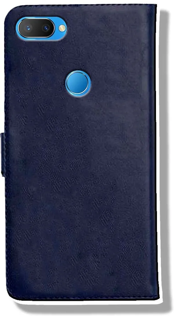 Blue_Leather_Realme_U1&Realme_2_Pro_Flip_Cover