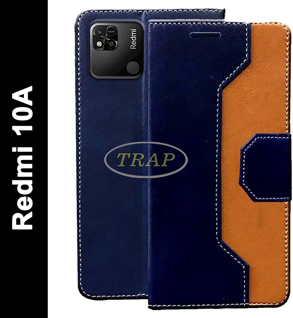 Multicolor_Artificial_Leather_Redmi_10A_Back_Cover