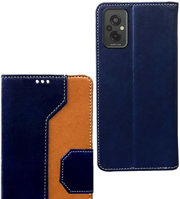 Multicolor_Artificial_Leather_Redmi_11_Prime_4G_Back_Cover