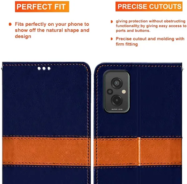Multicolor_Artificial_Leather_Redmi_11_Prime_4G_Back_Cover