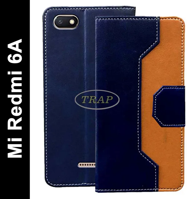 Multicolor_Artificial_Leather_Mi_Redmi_6A_Flip_Cover