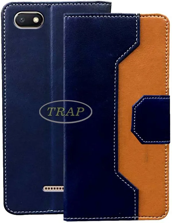 Multicolor_Artificial_Leather_Mi_Redmi_6A_Flip_Cover