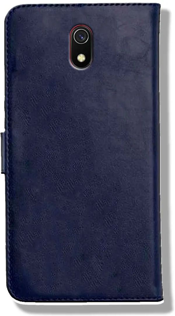 Blue_Leather_Mi_Redmi_8A_Flip_Cover