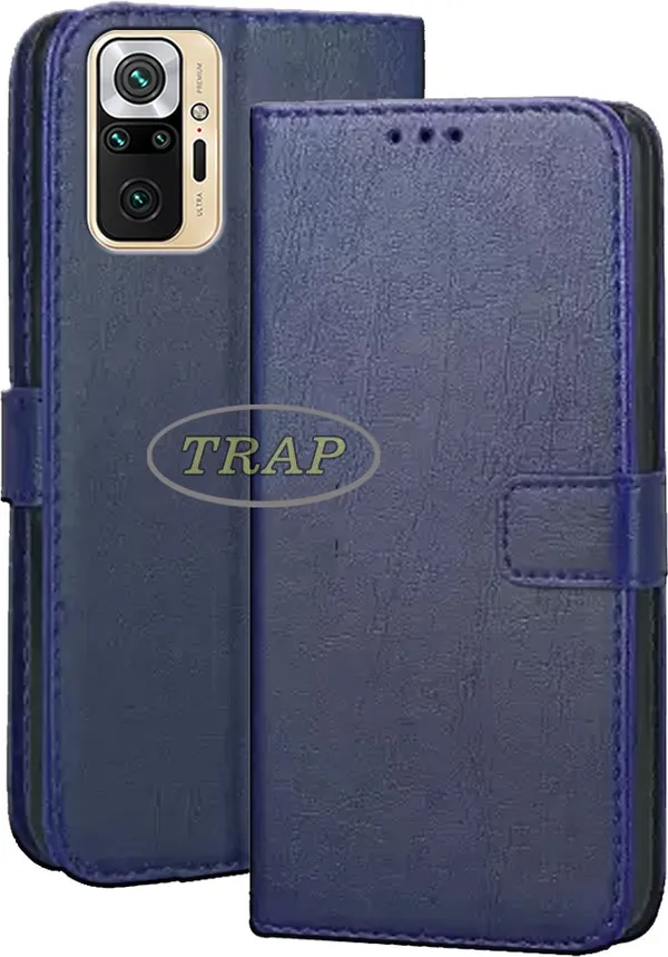 Blue_Artificial_Leather_Redmi_Note_10_Pro_Max_Flip_Cover
