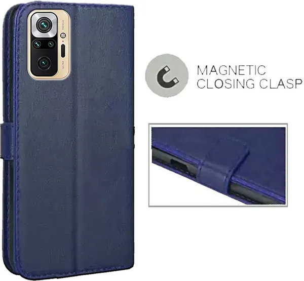 Blue_Artificial_Leather_Redmi_Note_10_Pro_Max_Flip_Cover