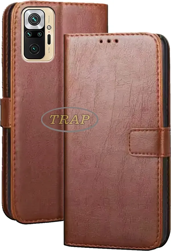 Brown_Artificial_Leather_Redmi_Note_10_Pro_Max_Flip_Cover