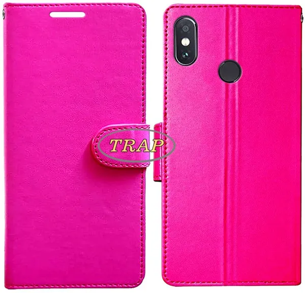 Pink_Artificial_Leather_Mi_Redmi_Note_5_Pro_Back_Cover